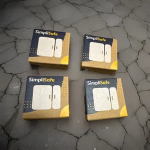 SimpliSafe ES3 (4er Pack) Eingangstür Fenster Sensor Weiß 3. Generation Brandneu - Bild 1 von 2