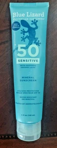 BLUE LIZARD Sensitive Mineral Sunscreen with Zinc Oxide 50+ Water Resistant 5 oz - Picture 1 of 4
