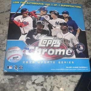 2020 Topps Chrome Update Baseball Mega Box Sealed Packs Komplett - Bild 1 von 2