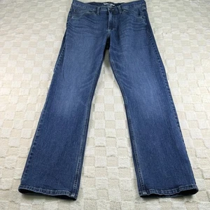 Wrangler Relaxed Boot Cut Jeans Menswear Classic Blue Denim Casual Pants - Picture 1 of 11