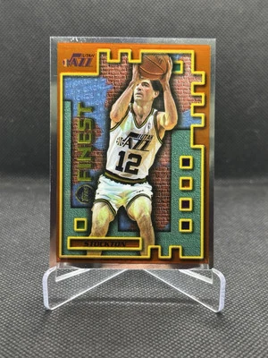 1995-96 Topps Finest Mystery #M29 John Stockton Utah Jazz - Image 1 of 2