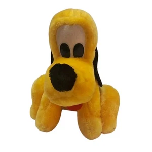 Vintage Pluto Mickey's Dog Plastic Eyes Plush Toy Disneyland Walt Disney World - Picture 1 of 4