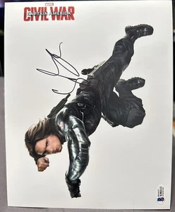 SEBASTIAN STAN SIGNED PHOTO 8X10 CAPTAIN AMERICA WINTER SOLDAT AUTOGRAMM COA 3 - Bild 1 von 3