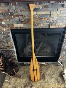 Vintage Feather Brand Wooden 47” Oar - Picture 1 of 6