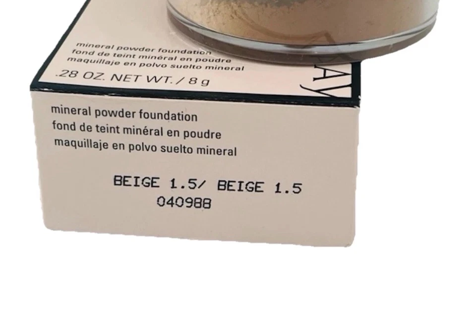Mary Kay Mineral Powder Foundation  **BEIGE 1.5** 040988 Discontinued NEW IN BOX - Image 1 of 1