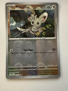 Minccino (patrón Poke Ball) 075/086 perno negro - Imagen 1 de 2