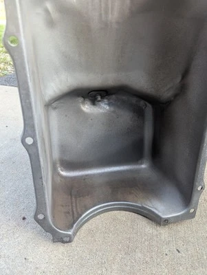 Panela de óleo Pontiac 1965-69 400 389 421 428 455 GTO Lemans Firebird GP GM original  - Imagem 1 de 4