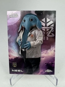 Tarjeta coleccionable Topps cromada Star Wars 2025 Neel Skeleton Crew #137 - Imagen 1 de 2