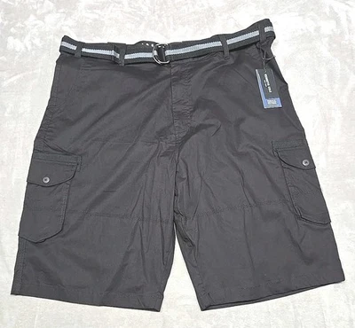 Pantalones Cortos Kenneth Cole Para Hombre Negro Tech Carga Talla 46 Ajuste Algodón Elastizado Cinturón Nuevo con Etiquetas Foto 1 de 4