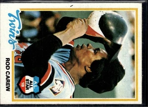 1978 Topps Rod Carew Minnesota Twins #580 - Foto 1 di 2