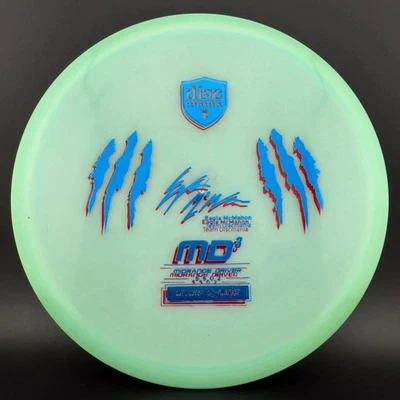 Discmania Color Glow C-Line MD3 (Penned) - 5502 Claw Run X-Out - Double Stamp - Image 1 of 4