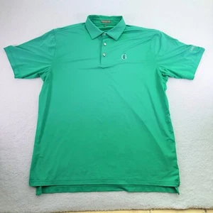 Camisa Polo Peter Millar Para Hombres XL Verde Verano Comodidad Gerónimo Golf *MANCHAS* - Imagen 1 de 11