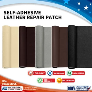 Leather Repair Tape Self-Adhesive Patch For Car Seats Sofa Couch Furniture - Picture 1 of 29