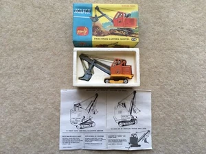 SCARCE C1963-76 VINTAGE CORGI TOYS No1128 PRIESTMAN MINT BOXED LUFFING SHOVEL - Picture 1 of 14