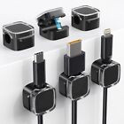 Magnetic Cable Clips, 6 Pack Under Desk Cable Management, Strong Adhesive Wir...