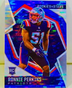 Ronnie Perkins 2021 Rookies & Stars /50 Blue Pulsar Prizm Holo Rookie Card #199 - Picture 1 of 5