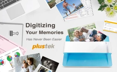 Plustek Photo + Document Scanner ephoto Z300, Scan 4x6 Photo in 2sec, PC & Mac - image 1 of 4