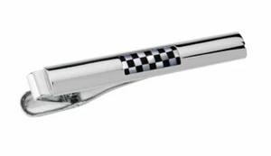 Dolan Bullock sterling silver racers tie pin clip bar onyx mop sta031300 - Picture 1 of 1