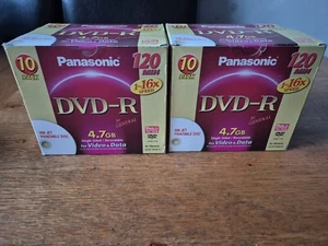 Panasonic DVD-R 4.7GB Ink Jet Printable Discs X20 - Picture 1 of 4