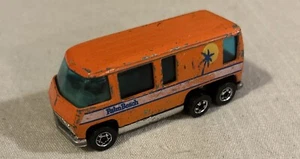 Hot Wheels Blackwall GMC Motor Home Palm Beach 1976 Orange Enamel Hong Kong - Picture 1 of 6