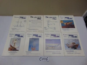 Seaways Ships in Scale Model Magazine Lot of 8 Various Issues 1992 & 1993 - Picture 1 of 3