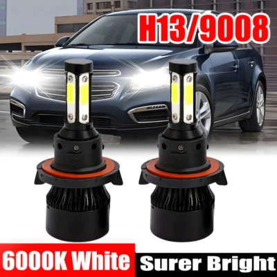 Combo de bombillas LED de haz alto y bajo para Chevy Cruze 2011 2012 2013 2014 2015 Foto 1 de 4