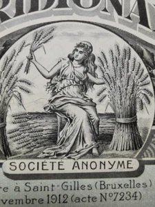 Grande Meunerie Russie Meridionale Schiffrin 30sh 1912 Poltawa Jekatarinoslaw - Bild 1 von 3
