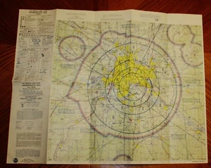 2 Minneapolis Terminal Kontrollbereich Luftfahrt VFR Diagramm Karte 1980-81 1:250.000 - Bild 1 von 7