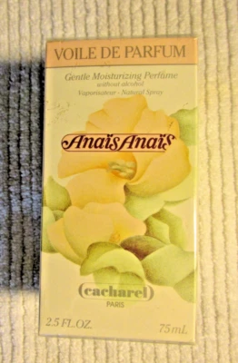 Nuevo sellado Anais Anais Voile de Parfum por Cacharel spray natural 2,5 fl oz Foto 1 de 4