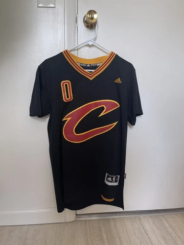 Kevin Love Cleveland Cavaliers Black Sleeved Swingman Jersey Small Cover