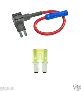 Micro 2 Blade ATR FUSE PLUG Add a circuit Fuse Block Extension + 20A Fuse - Picture 1 of 3