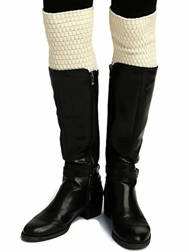 Verde 3 - Par de puños para botas para mujer - Textura natural Foto 1 de 1