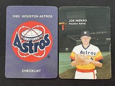 1985 HOUSTON ASTROS Mother's Cookies SGA Set Break ***YOU PICK***  JOE NIEKRO