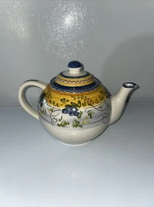 Vtg Teapot Handpainted Ceramic Tea Kettle Signed By Artist Hallmarked Tea Pot - Picture 1 of 6