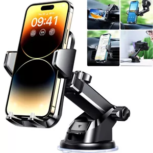 360° Mount Holder Car Phone Windshield Stand iPhone 14 13 12 11 Pro Max/Samsung - Picture 1 of 12