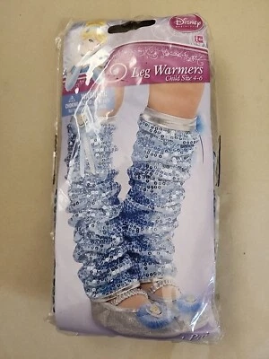 Disney Princess Cinderella Sequin Leg Warmers Child Size 4-6 Halloween Dress Up - Image 1 of 3