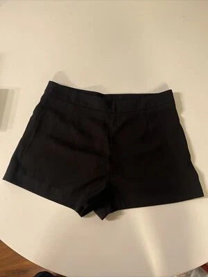 Pantalones cortos forever 21 para mujer talla mediana negros Foto 1 de 4