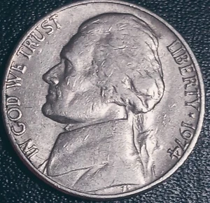 1974-P ❤️🔥Jefferson Nickel❤️🔥  - Picture 1 of 5