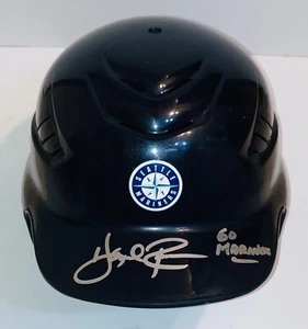 HAROLD REYNOLDS SEATTLE MARINERS SIGNED AUTOGRAPH F/S BATTING HELMET EXACT PROOF - Picture 1 of 3