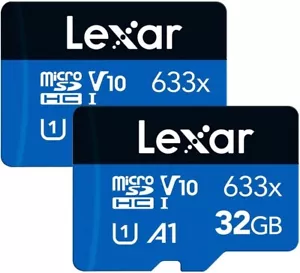 Lexar A1 4K U1 64GB 128GB 512GB MicroSDHC/XC Flash Memory Card With Adapter Lot - Picture 1 of 15