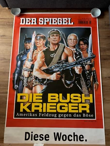 DER SPIEGEL Werbeplakat George W. Bush USA – 2002 - XXL - 9/11 - Bild 1 von 5