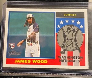 James Woods (RC) 2025 Topps Heritage 25th Anniversary #16 Nationals - Picture 1 of 2