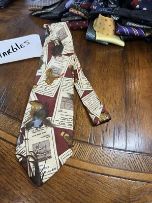 👔❤️ Oscar de la renta TRAJE DE PESCA CON MOSCA CORBATA DE DISEÑADOR ENVÍO GRATUITO 👔❤️ Foto 1 de 4