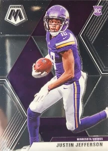 2020 Panini Mosaic #209 Justin Jefferson Rookie RC - Minnesota Vikings - Picture 1 of 3