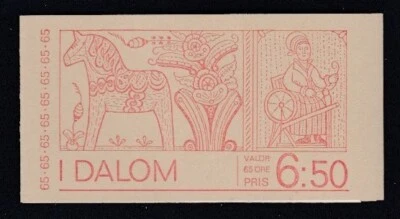 SWEDEN Tourist Attractions of Dalecarlia MNH booklet - Image 1 of 3