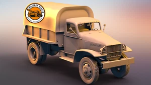 Chevrolet G7107 with tarpaulin 1:72 - Zdjęcie 1 z 4