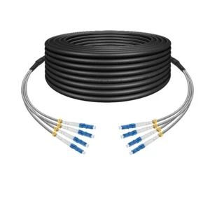 4 Core LC-LC Single Mode Outdoor Optical Fiber Cable 7.0mm LSZH Armored for 200M - Picture 1 of 5