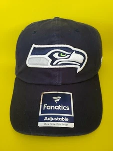NFL Seattle Seahawks Fanatics Pro Line Cap Hat Adjustable Football New Blue - Picture 1 of 4