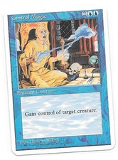 Alpha Cut Corners Control Magic 4th Edition Mtg Misprint Error Old school