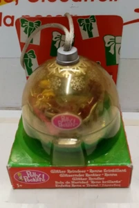 POLLY POCKET GLITTER REINDEER PALLA DI NATALE RENNA MATTEL 2002 - Imagen 1 de 3
